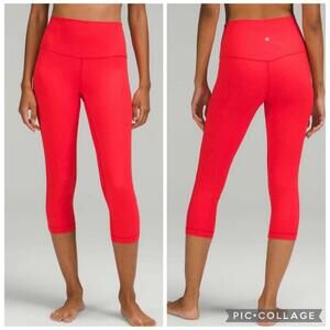 Lululemon Align high rise 21” cropped leggings. Size 12 new with tags.